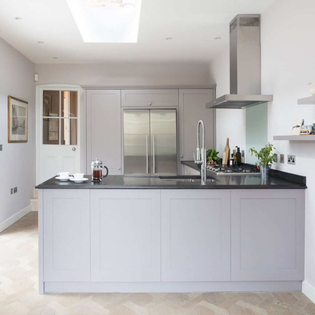 Bespoke Cabinetry Light Grey Kitchen