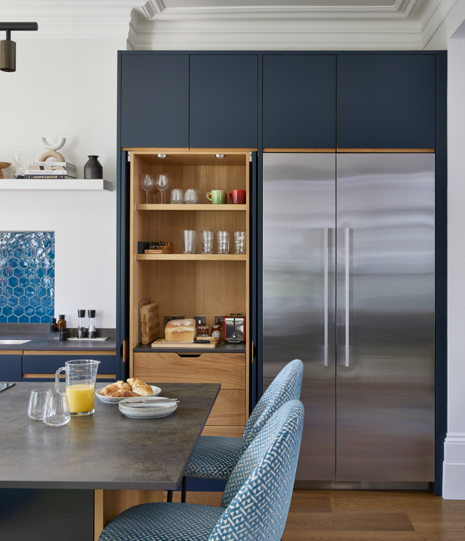 Bespoke Cabinetry Navy Kitchen